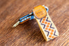 Key Fob Leather Needlepoint Finishing