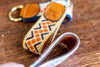 Key Fob Leather Needlepoint Finishing