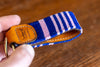 Key Fob Leather Needlepoint Finishing