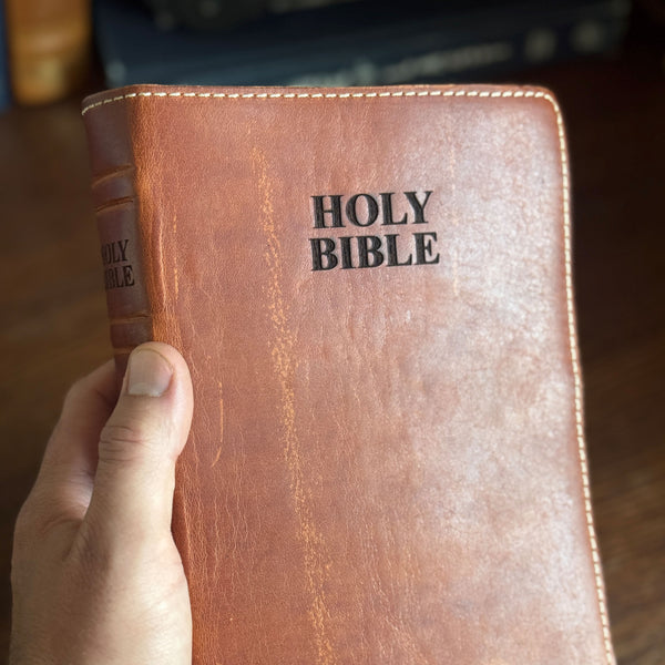 Custom Bible & Book Rebinding with Hand Bound Premium Leather