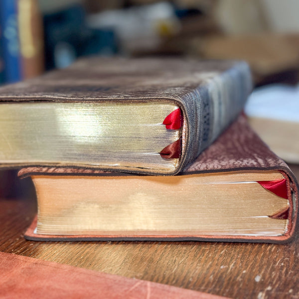 Custom Bible & Book Rebinding with Hand Bound Premium Leather