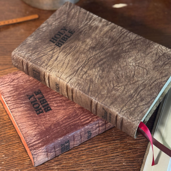 Custom Bible & Book Rebinding with Hand Bound Premium Leather