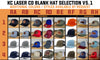 48 x Custom Leather Patch Hats with Your Logo