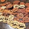12x Custom Leather Patches with Your Logo - KC Laser Co