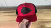 Arrowhead Skyline - Blackout Richardson 112 Leather Patch Hat