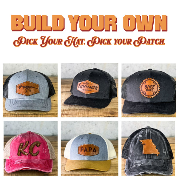 Build Your Own - Leather Patch Hat