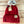 Load image into Gallery viewer, KC Leather Tag CC Red Beanie