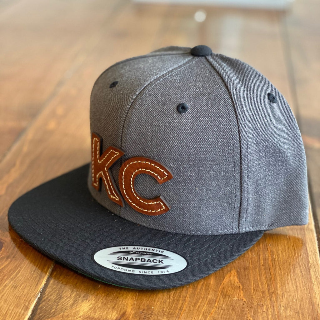 KC Stitch - Yupoong Flatbill Leather Patch Hat