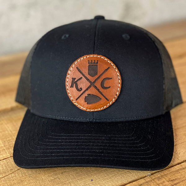 Arrowhead & Crown  - Richardson 112 Leather Patch Hat