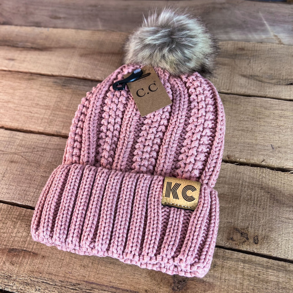 KC Leather Tag CC Beanie