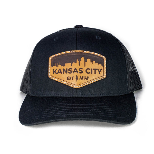KC Skyline - Richardson 112 Leather Patch Hat