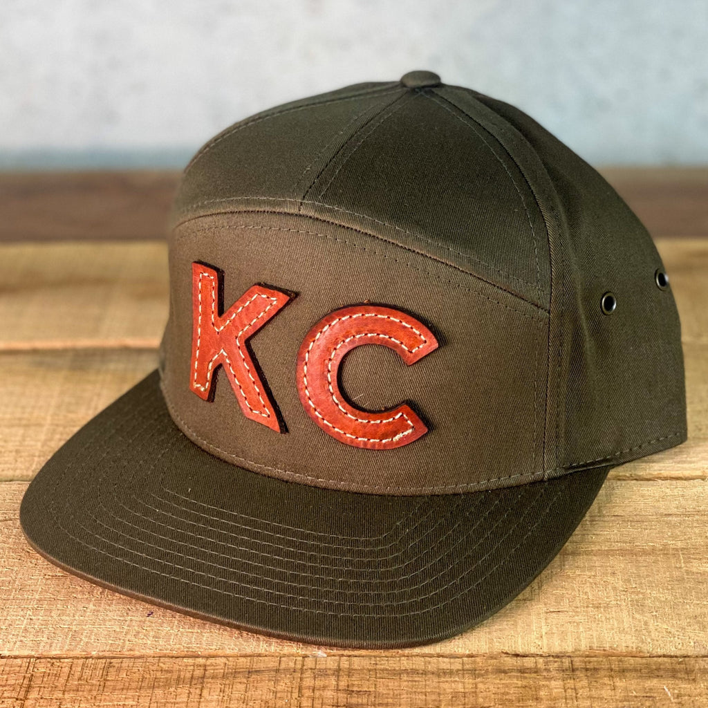 KC Stitch - Richardson 257 Leather Patch Hat - KC Laser Co