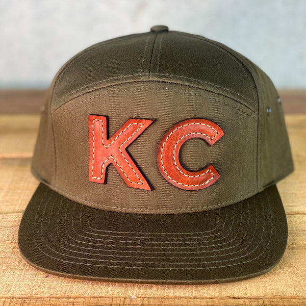 KC Stitch - Richardson 257 Leather Patch Hat - KC Laser Co