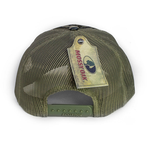 Whitetail & Turkey - Bottomlands Richardson 112 Leather Patch Hat