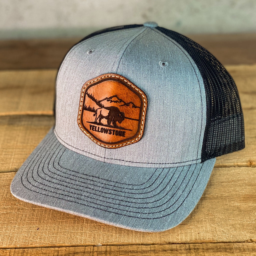 Yellowstone National Park Richardson 112 Leather Patch Hat