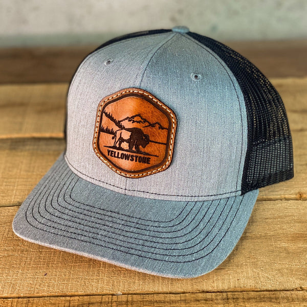 Yellowstone National Park Richardson 112 Leather Patch Hat