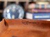 Crafted Valet Tray with Hydrology USA Map - Genuine Leather