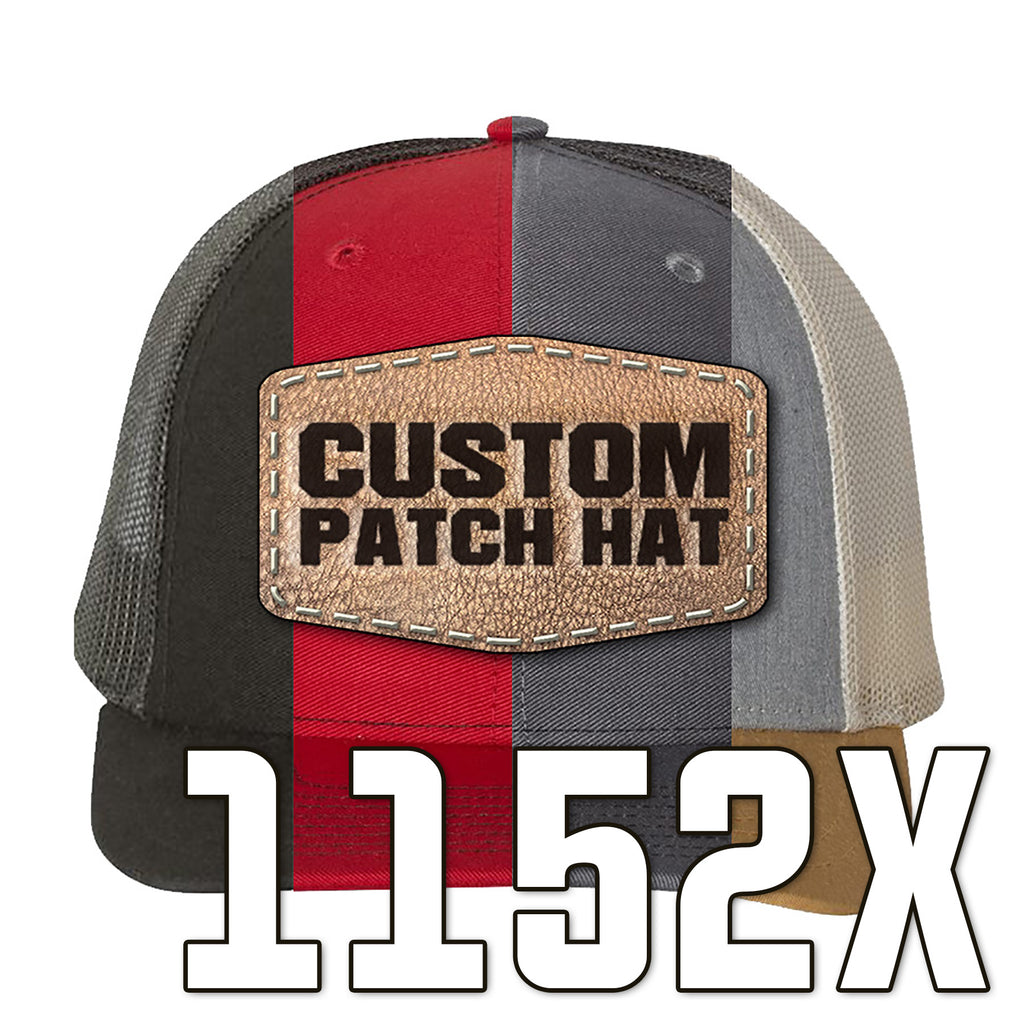 1152 x Custom Leather Patch Hats with Your Logo