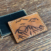 Mountain View - Leather Hook N' Loop Patch