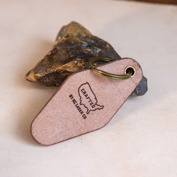 Crafted Leather Hotel Keychain - KC