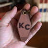 Crafted Leather Hotel Keychain - KC