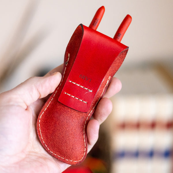 Knipex 6 Inch Plier Red LTD Edition Leather Belt Holster Case