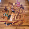 4 Pounds Leather Scrap - Laser Safe Vegetable Tan