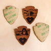 National Park Leather Sticker Set Arrowhead Shape (4)
