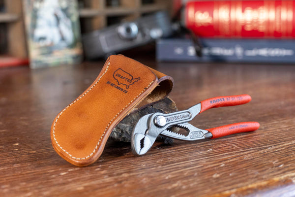 Knipex 5 Inch Plier Leather Belt Holster Case