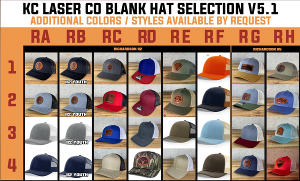 National Park Hat - BUILD YOUR OWN - Richardson 112 and 115 Leather Patch Hat. Yellowstone, Rocky Mountain, Arches, Grand Canyon, Zion