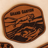 National Park Leather Sticker, Yellowstone, Zion, Arches, Grand Canyon, Smokey Mountains, Rocky Mountain, Joshua Tree