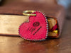 You are Loved Hand Stitched Keychain - Genuine Italian Leather