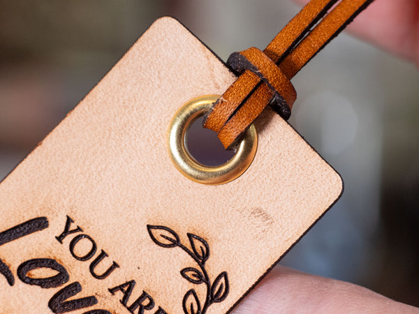 You Are Loved Bookmark - Genuine Leather