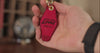 You are Loved Vintage Hotel Keychain - Genuine Italian Leather