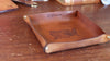 Crafted Valet Tray with Hydrology USA Map - Genuine Leather