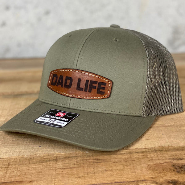 Dad Life - Richardson 112 Leather Patch Hat