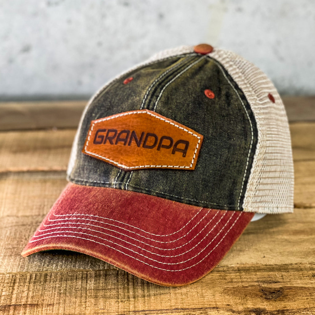 Grandpa - Legacy Old Favorite Leather Patch Hat