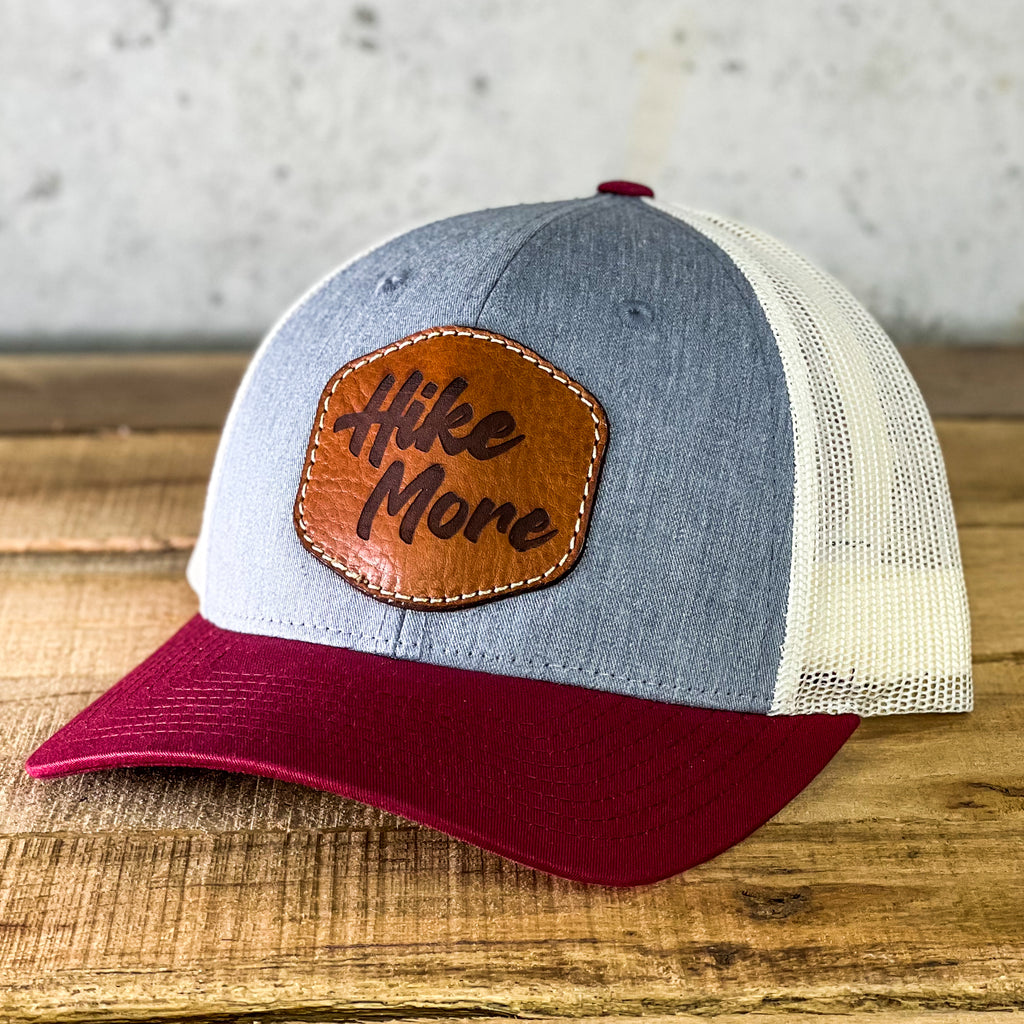 Hike More - Richardson 115 Leather Patch Hat