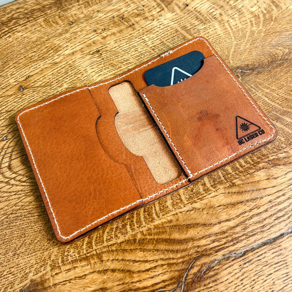 Bi Fold Signature Wallet Genuine Leather