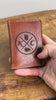 Arrowhead Crown Bi Fold Signature Wallet Genuine Leather