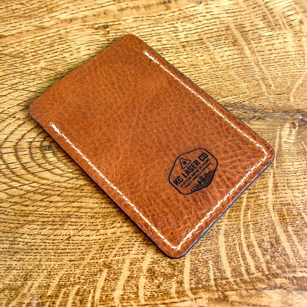 Essential Wallet Business Card Holder Genuine Leather