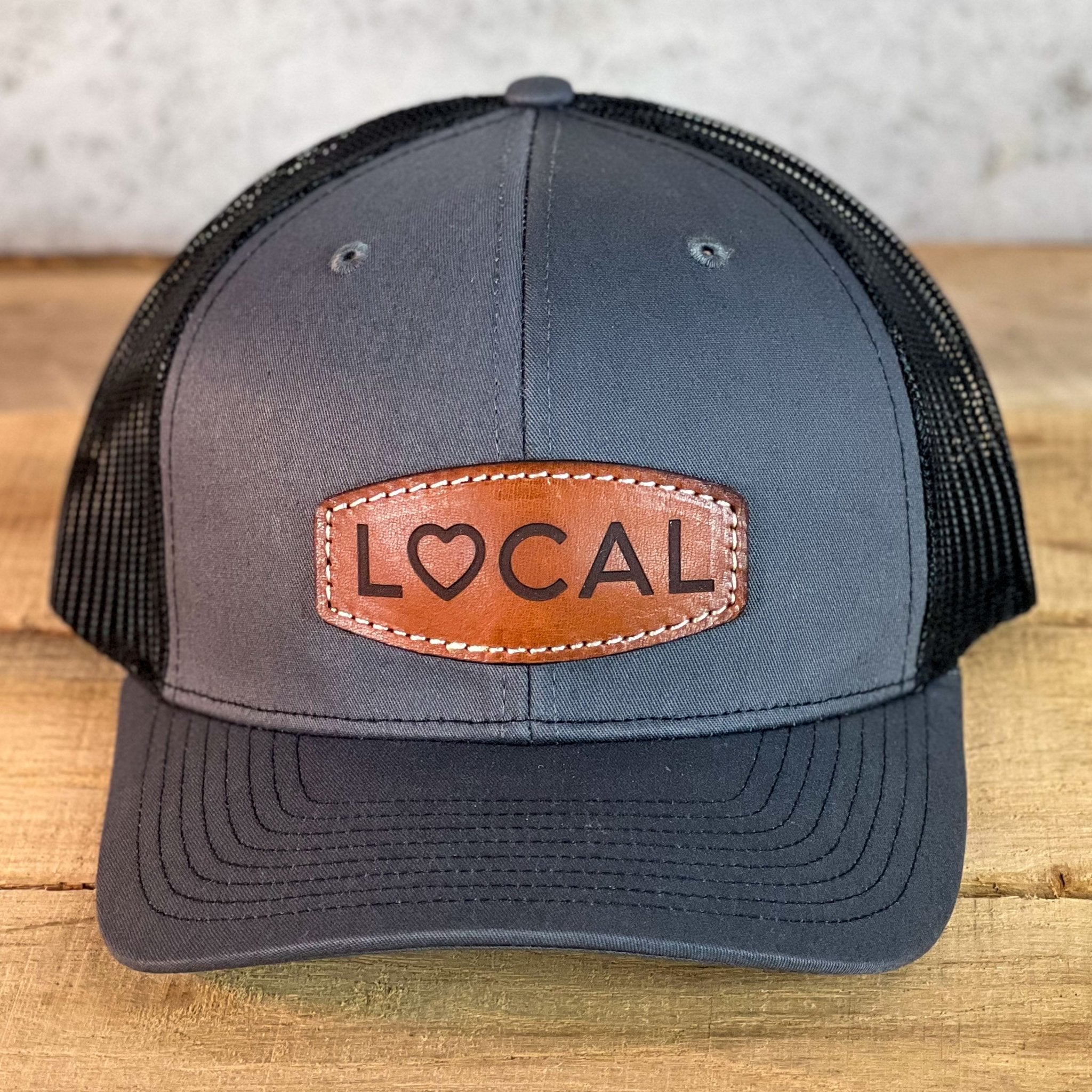 Custom Leather Patch Hat with Your Logo – KC Laser Co