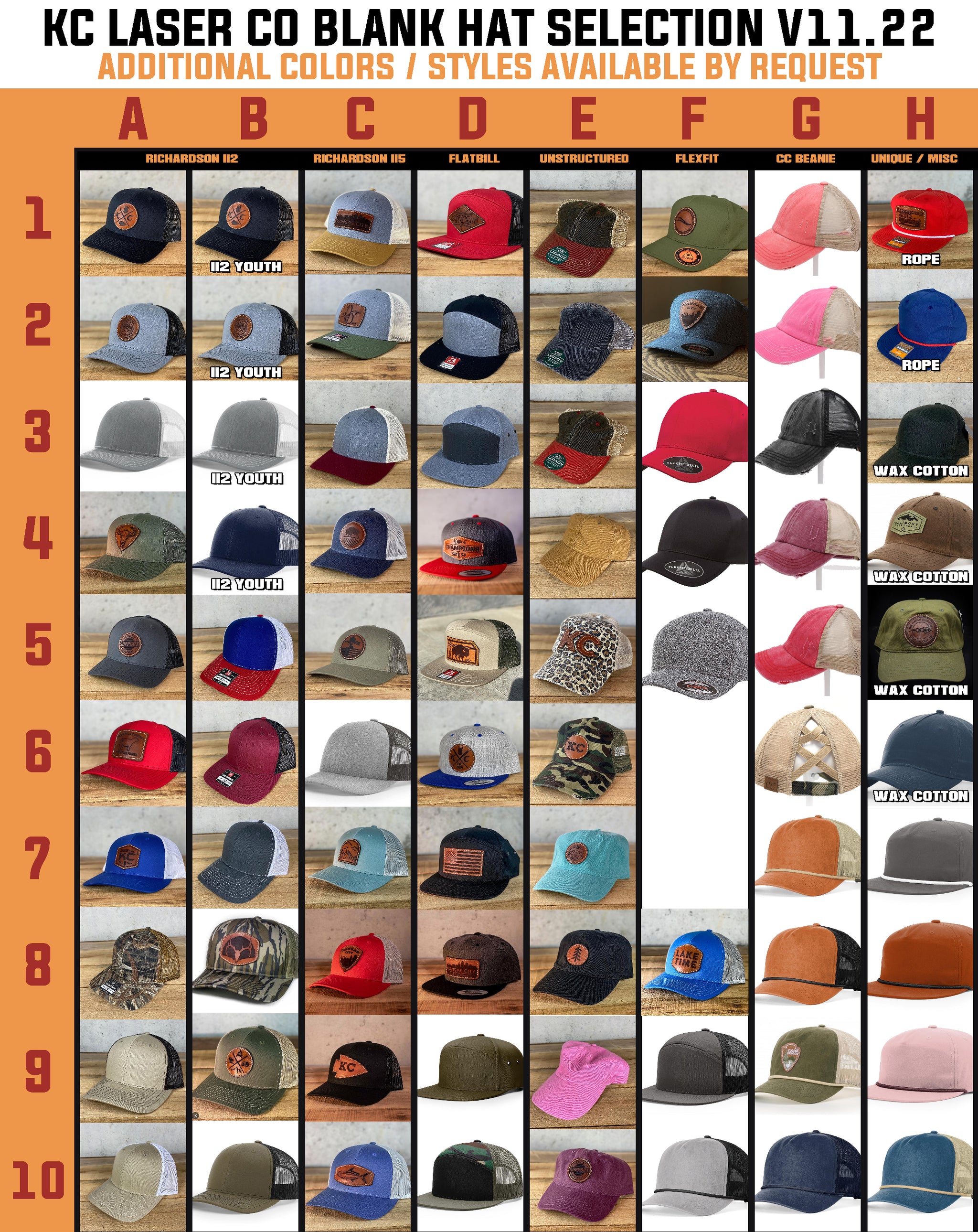 Custom Leather Patch Hat with Your Logo – KC Laser Co
