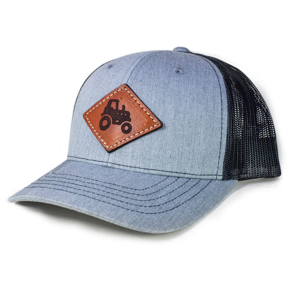 Tractor - Youth Richardson 112 Leather Patch Hat