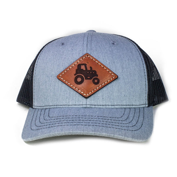 Tractor - Youth Richardson 112 Leather Patch Hat